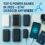 🔋 Top 5 Power Banks in 2025: Stay Charged Anywhere with These Best-Sellers