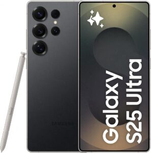 Samsung Galaxy S25 Ultra smartphone with quad camera and AMOLED display