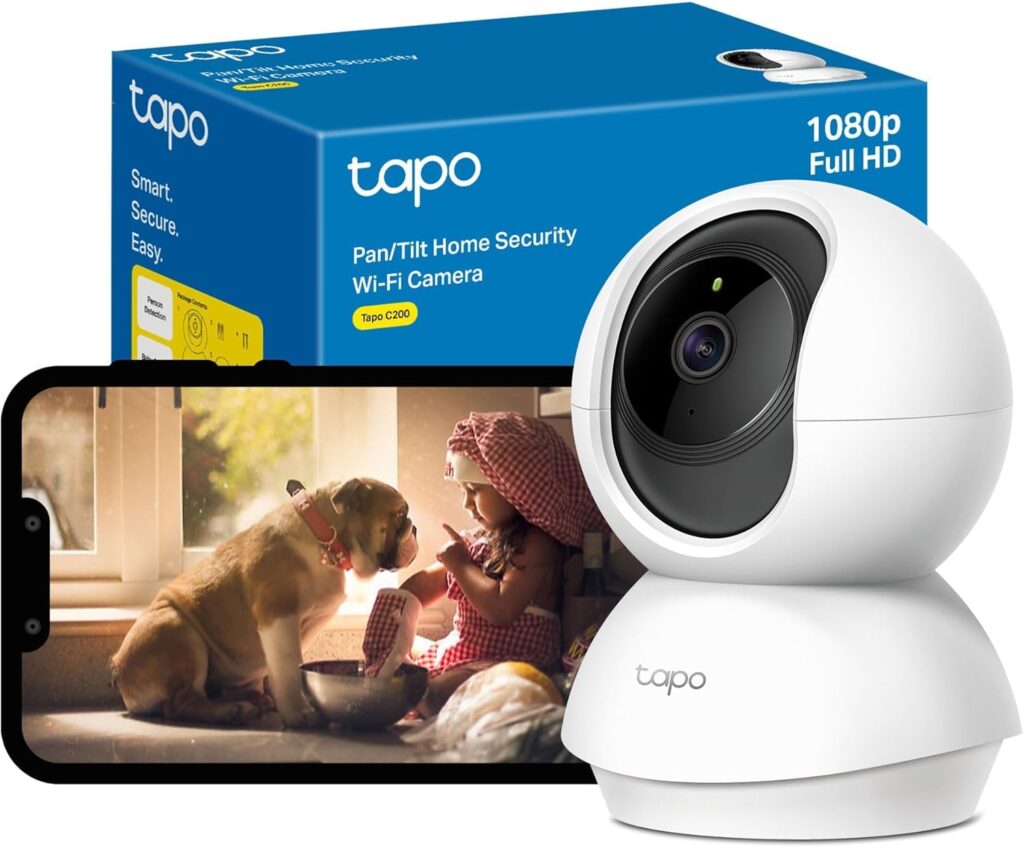 TP-Link Tapo C200 indoor Wi-Fi camera with pan and tilt control