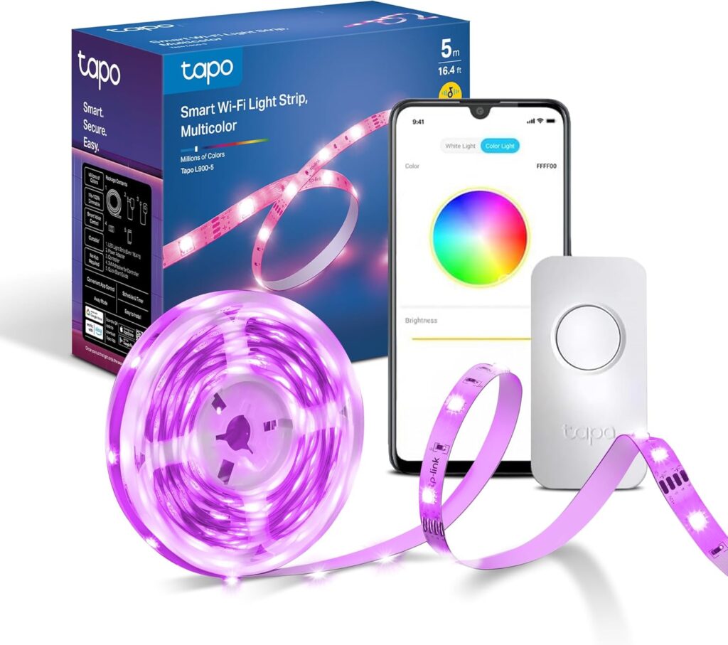 TP-Link Tapo L900-5 multicolour smart LED light strip with app control